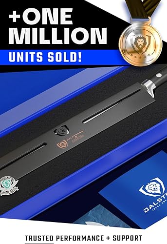 Miniatura 6 de Dalstrong Cuchillo de trinchar - 10 pulgadas - Granton Edge - Gladiator Series Elite - Acero alemán forjado de alto carbono - Mango G10 - con funda