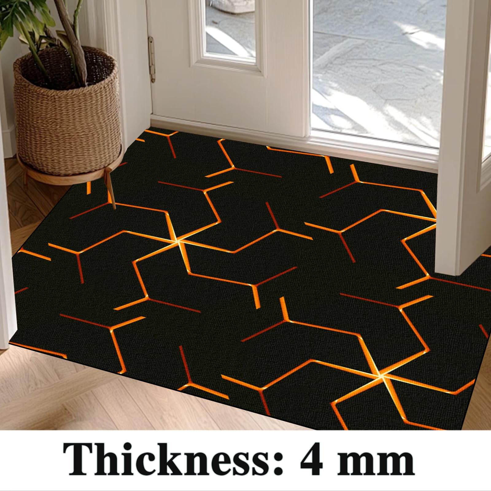 Tapis de chaise de jeu pour moquette et plancher en bois dur, antidérapant, 120 x 140 cm, lavable, protection de sol pour chaises roulantes d'ordinateur et robuste