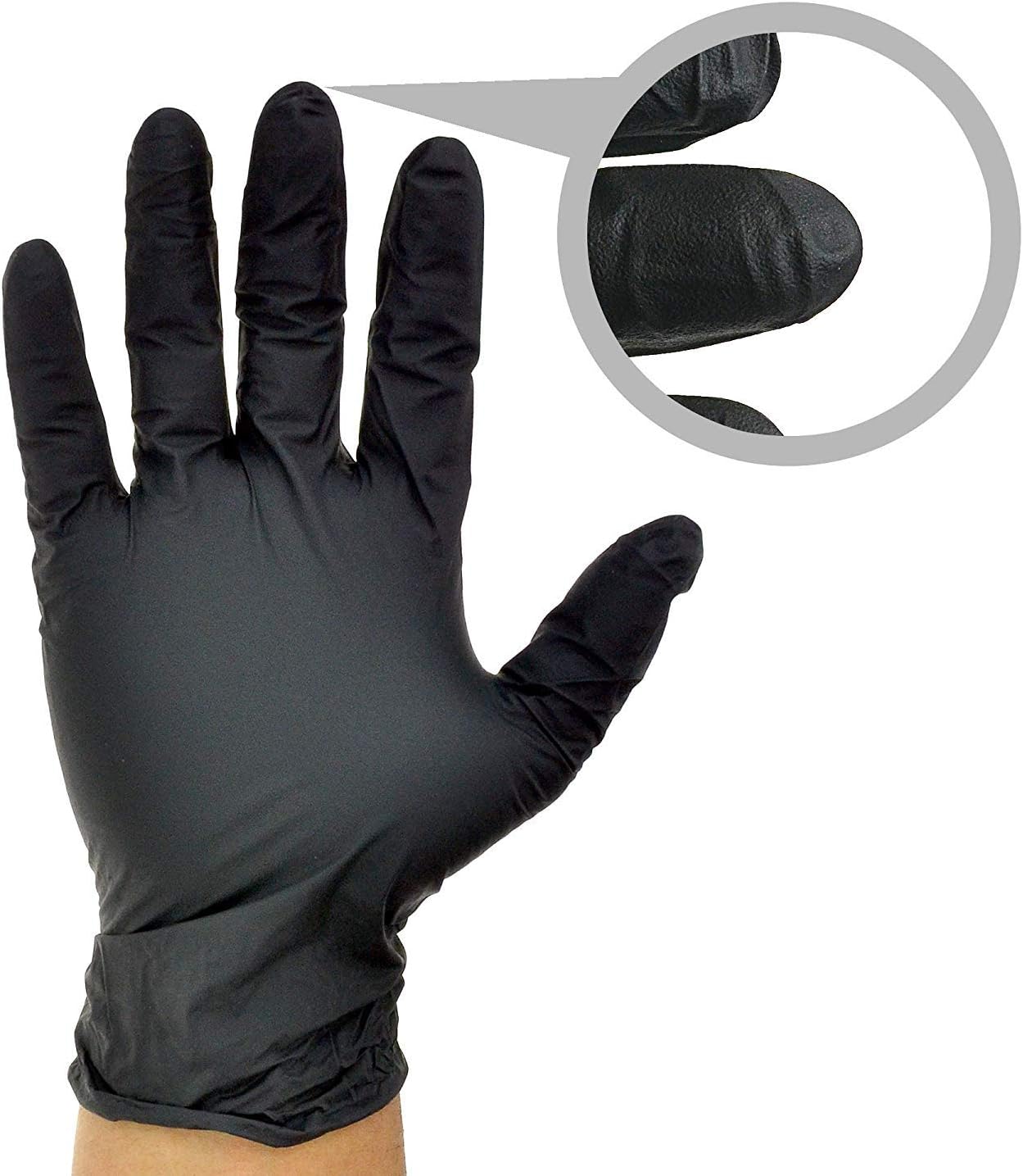 Dealmed Nitrile Exam Gloves – Disposable, Non-Irritating, Latex Free Medical Gloves, Multi-Purpose Use for First Aid and Medical Facilities, Black (2X-Large, Case of 900)