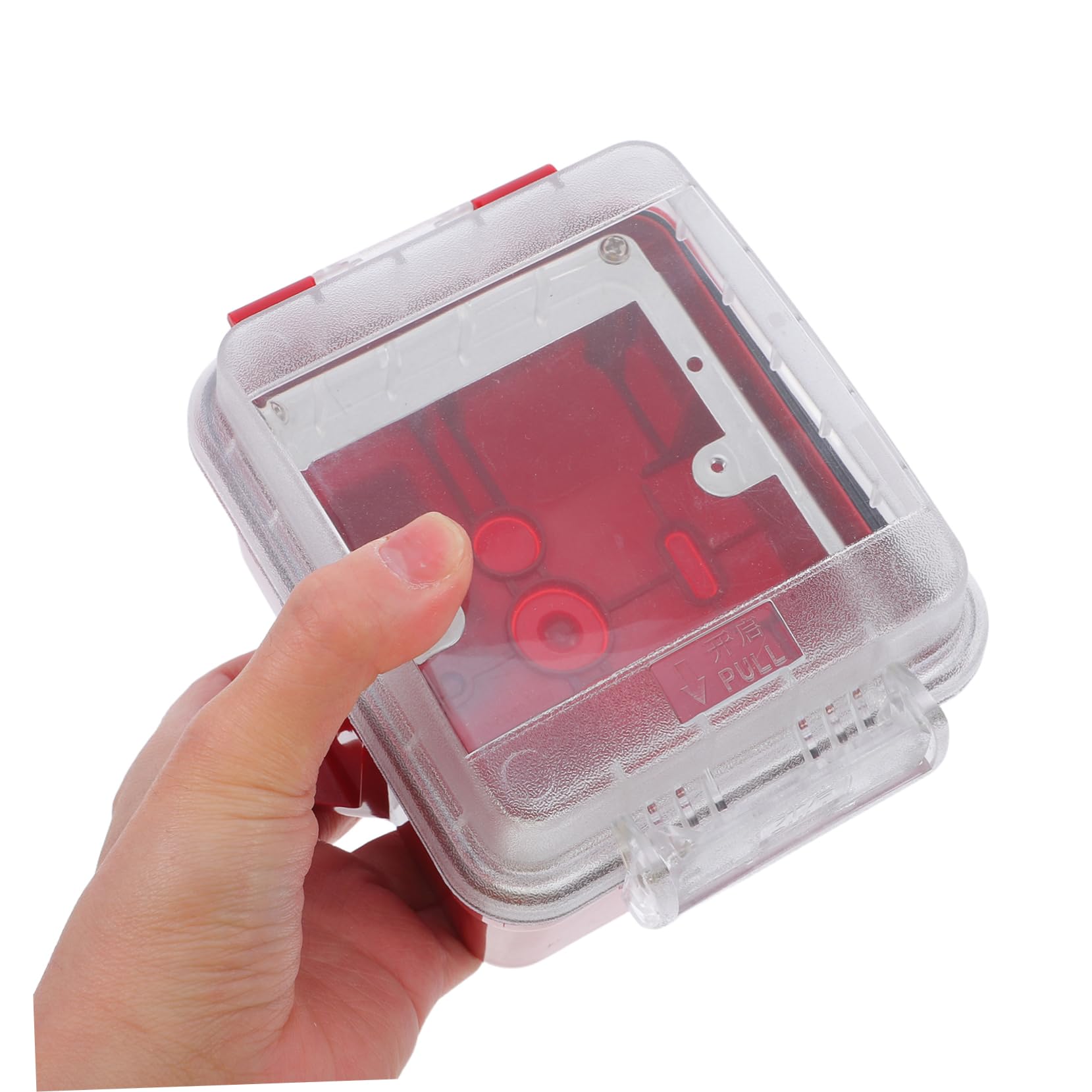 Gatuida Protectora Transparente para Botón de Alarma Manual Sap Panel de Emergencia Resistente la Compatible con Sistema Sensor Instalación y Uso