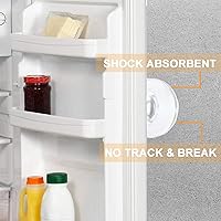 Vista 2 de Protector de pared para tope de puerta, protector de parachoques adhesivo, tope de puerta de goma reutilizable para pomos de puerta, protector