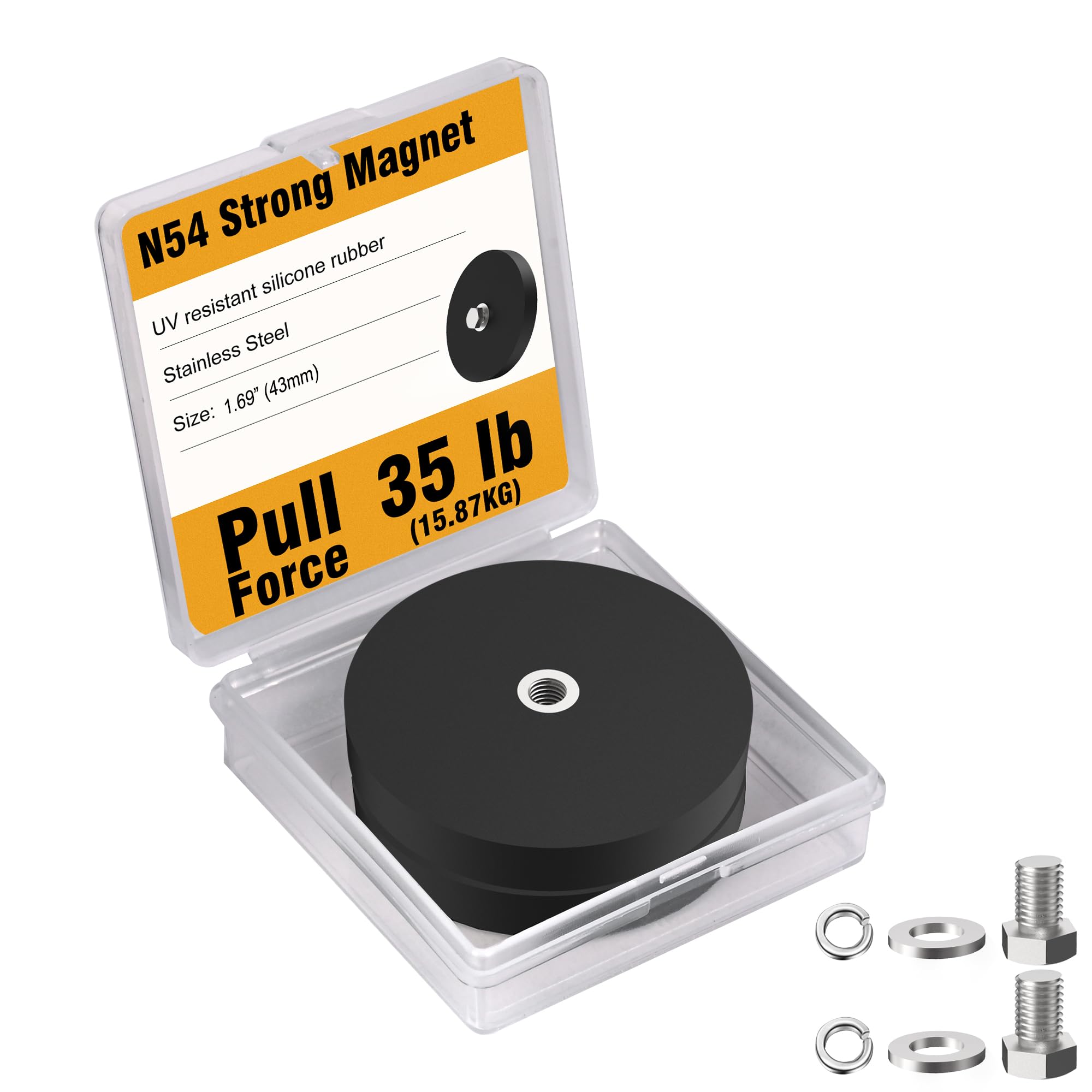 N54 Rare Earth Magnets - 65 lb Force -8