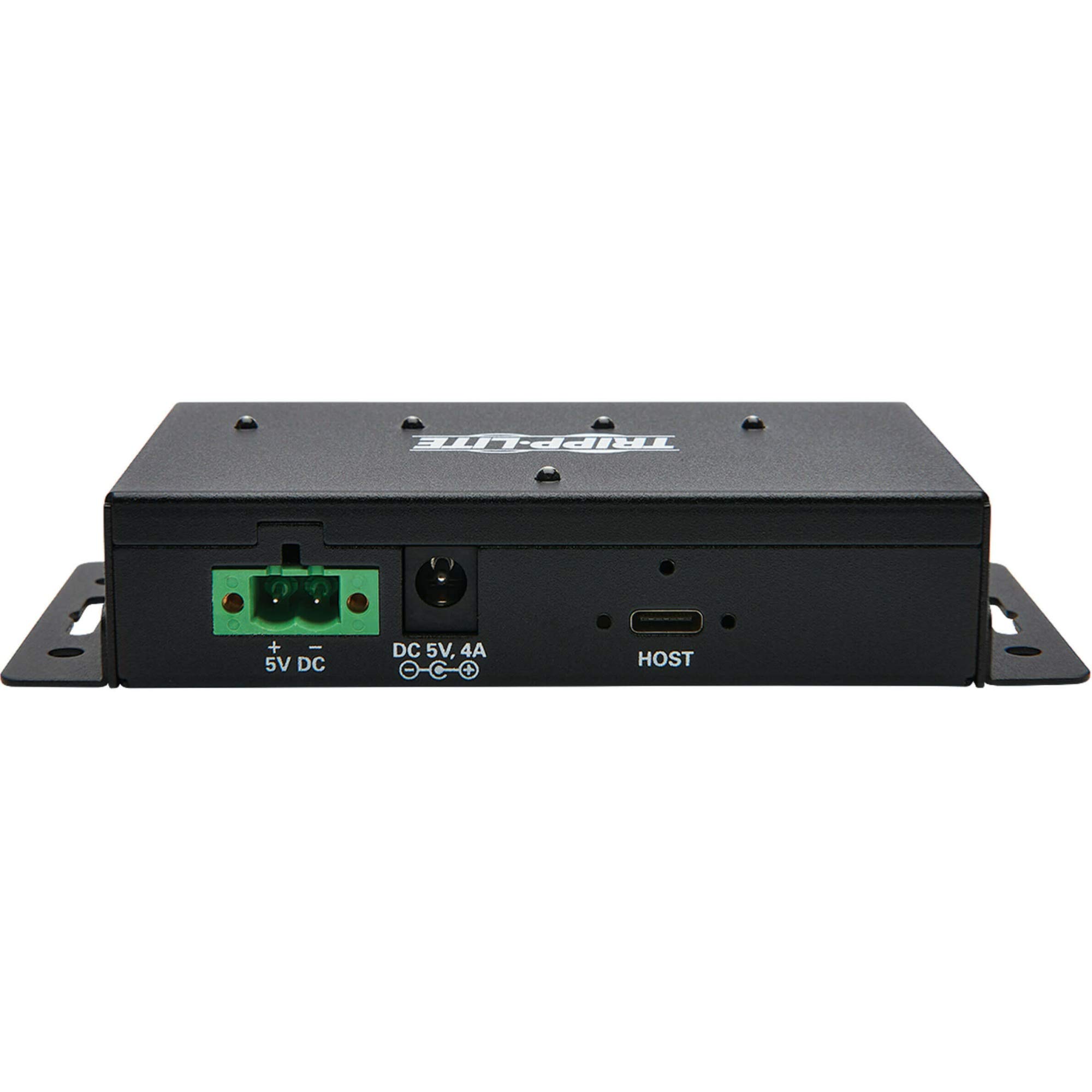 Tripp Lite Hub USB 4 Ports, concentrateur USB Industriel, hub USB 3.1, Gen 2, 10 Gbit/s, 2 USB C, 2 USB A, Protection ESD 15 KV, boîtier en Fer (U460-2A2C-Ind)
