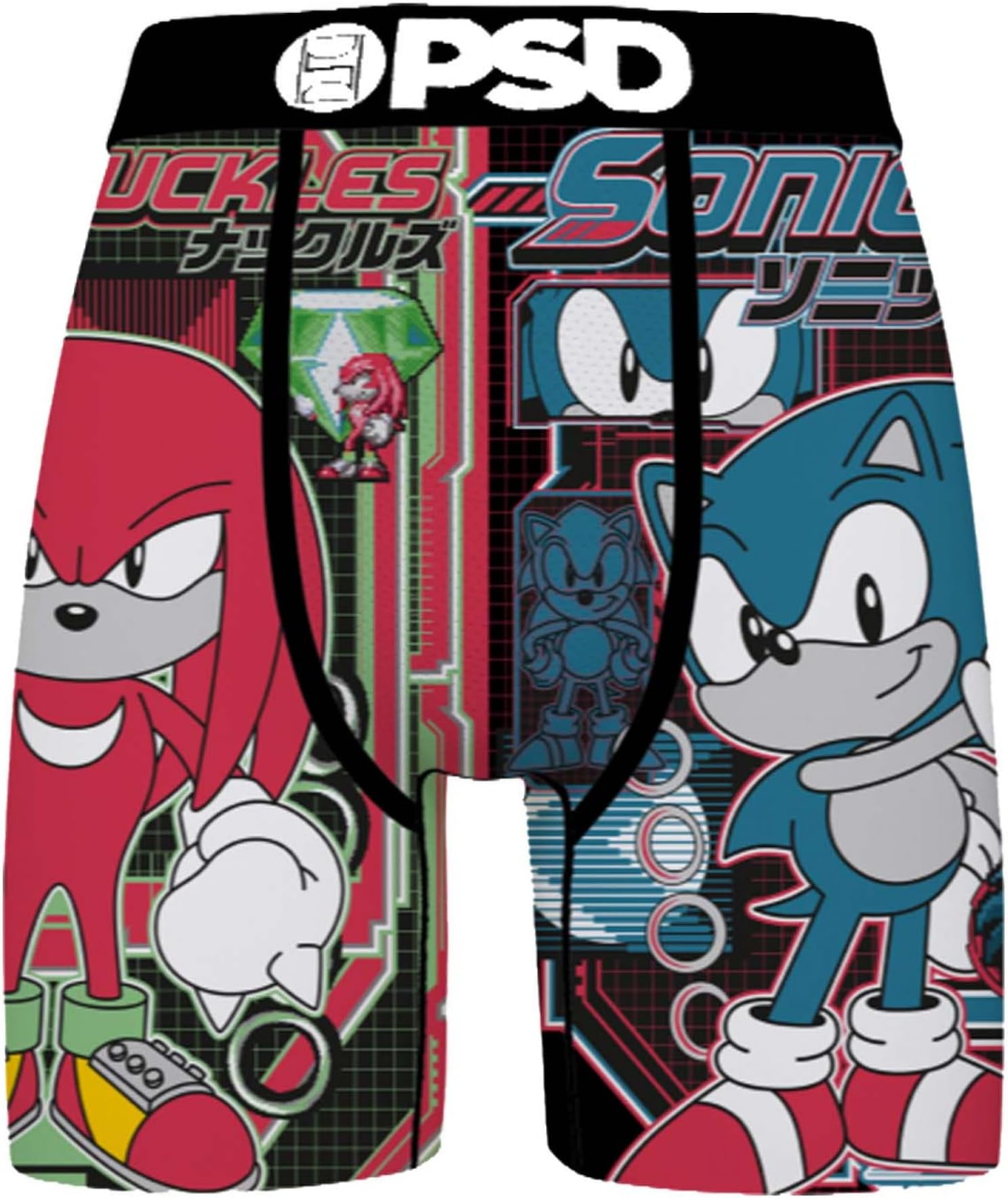 PSD Mens Boxer Briefs - Cartoons, Standard Length Underwear Pack & Singles, Breathable Moisture Wicking Boxer Briefs for Men