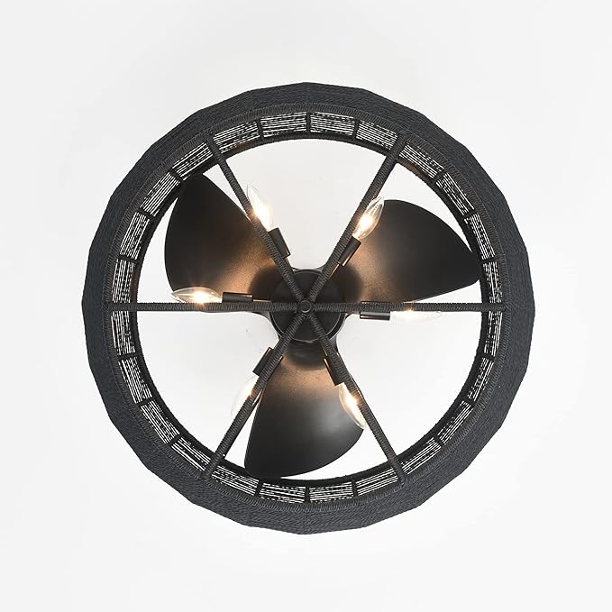 Ventilador de Techo 28 Pulgadas con Luz LED y Control Remoto miniatura 7