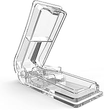 Foubiss - Tablettenteiler für kleine & große Tabletten - Tablettenschneider um exakt Pillen zu teilen - Pillenteiler mit Edelstahlklinge - BPA Frei