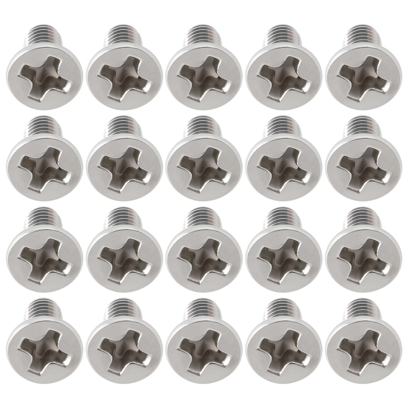 20x Motorrad Tank Schrauben M3x6mm - Edelstahl 304 Für Honda CG125, CB125, CB650