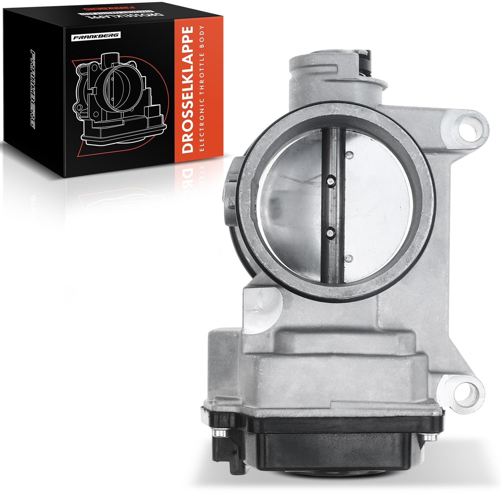 Frankberg Válvula de mariposa Gasolina Compatible con Scénic II JM0/1 1.4L Laguna II Grandtour KG0/1 1.6L Laguna II BG0/1 1.6L Megan.e I BA0/1 1.6L Megan.e I cabrio EA0/1 1.4L 8200083206