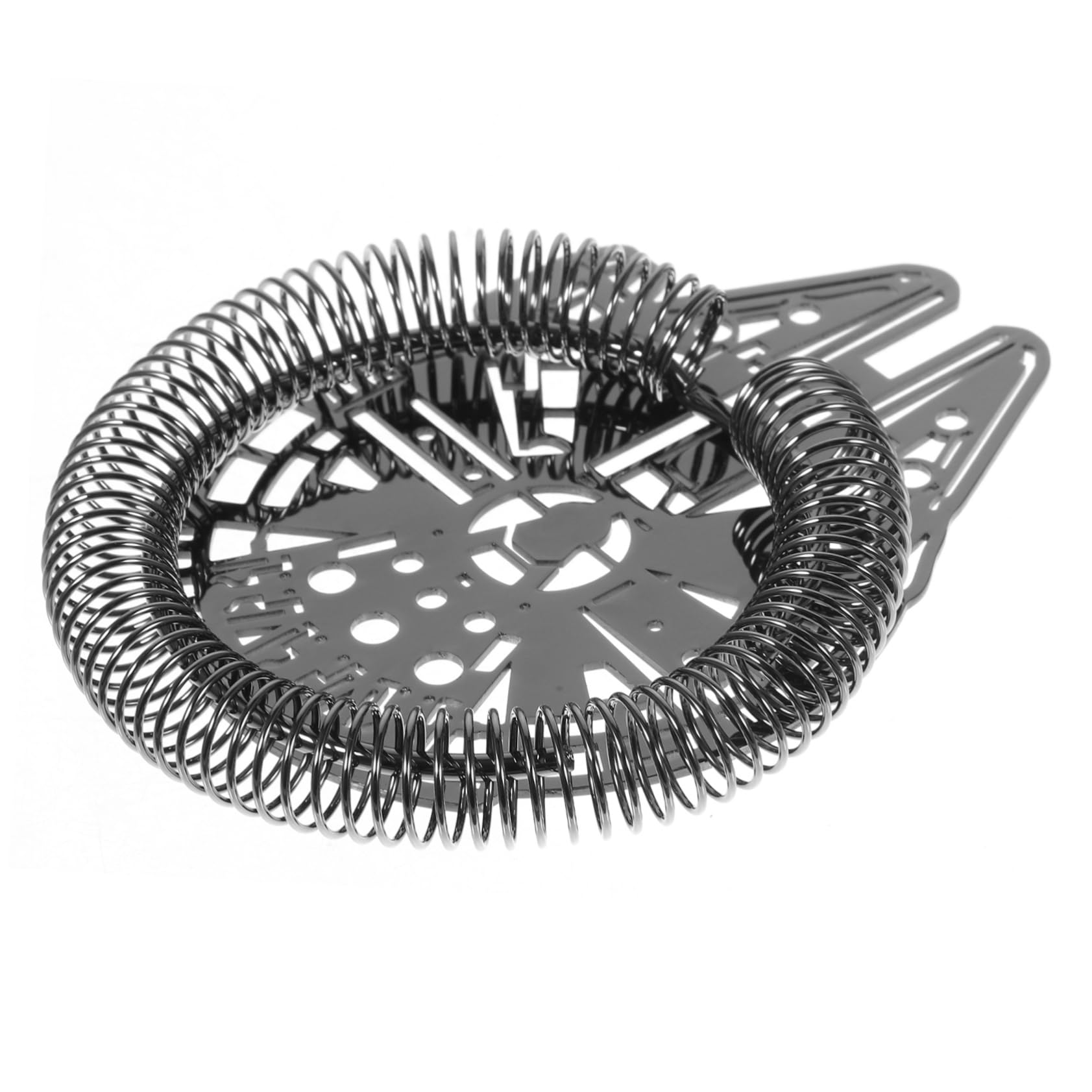 Mobestech 3 Filtros De Acero Inoxidable Para Hielo Colador Para Cócteles Bebidas De Bar Cubo Transparente Filtro De Acero Inoxidable Máquina Para Hacer Hielo En Color Negro
