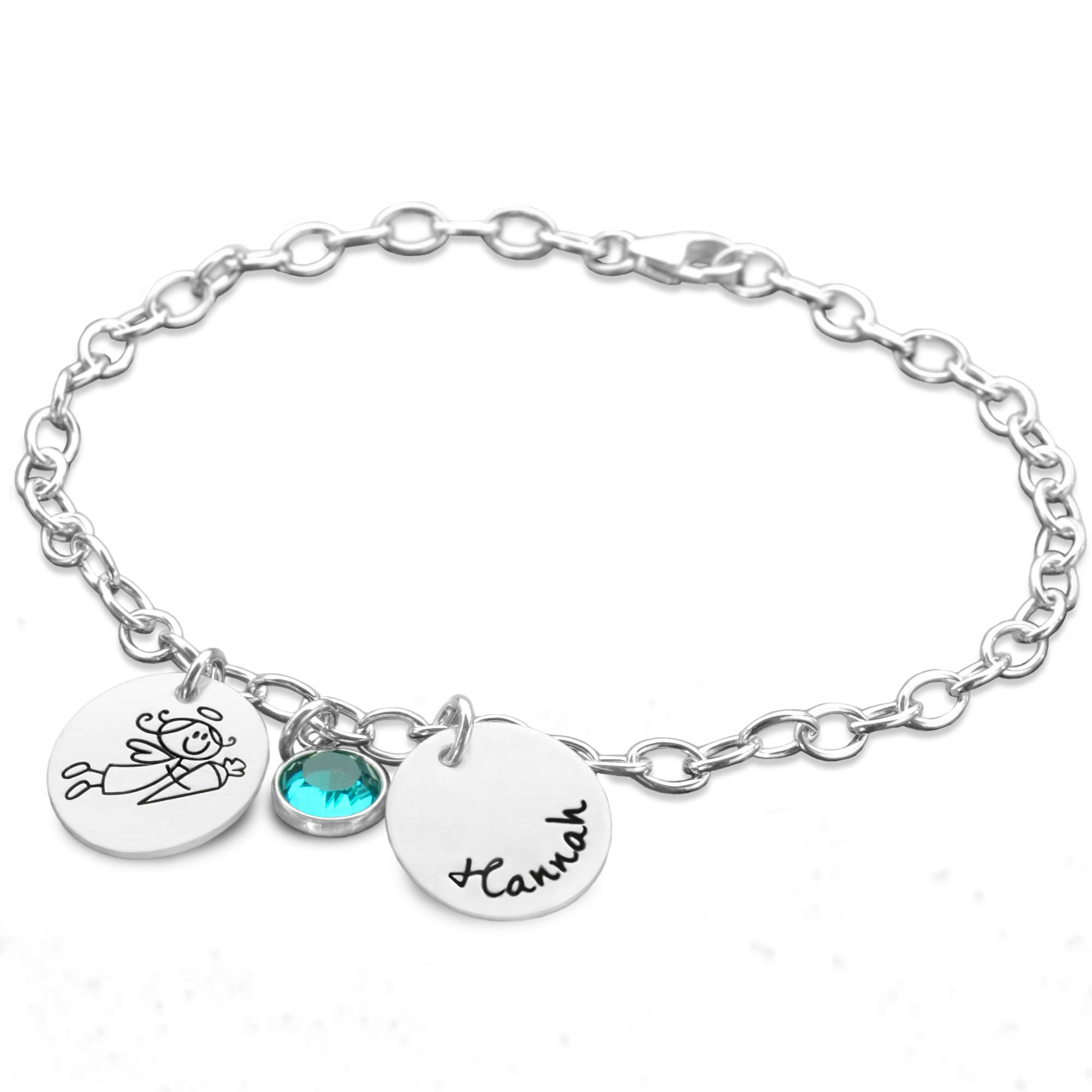 Armband Schulanfänger Mädchen Silber personalisiert Geschenk zur Einschulung ENDLICH SCHULKIND 2.0 mit Gravur und Schutzengel Füllung Schultüte Inhalt Zuckertüte