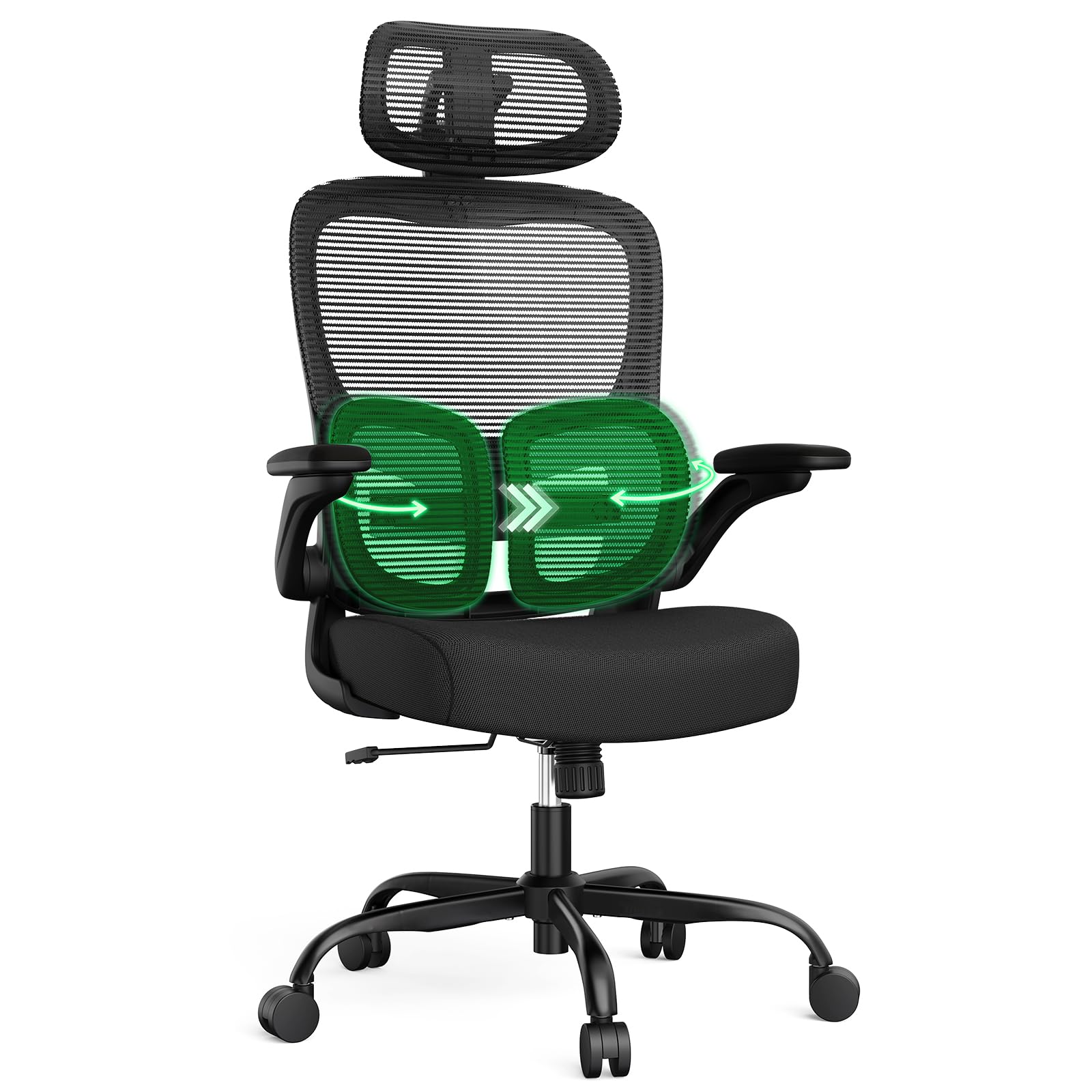 Magic Life Ergonomic Office Desk Chair with Dual Lumbar Support