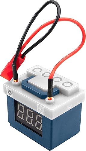Miniatura 4 de Alarma de bajo voltaje RC Probador de batería Lipo Accesorios de decoración de simulación compatibles con Traxxas TRX4 Axial SCX10 RC4WD D90 Tamiya