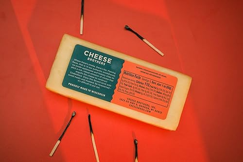 Miniatura 7 de Cheese Bros. Queso cheddar  Hecho en Wisconsin (Cheddar ahumado, 12 unidades)