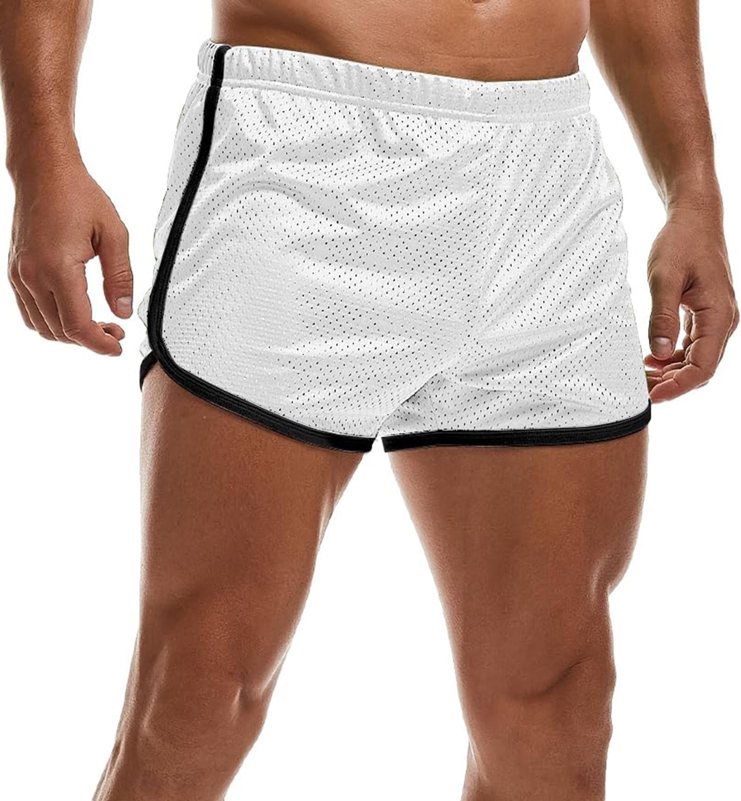 Mens Running Shorts Breathing Workout Gym Booty Short Shorts