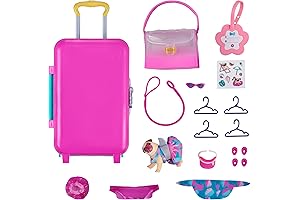 Real Little Cutie Carries Pet Roller Case & Bag Pk | Authentic Little Brands