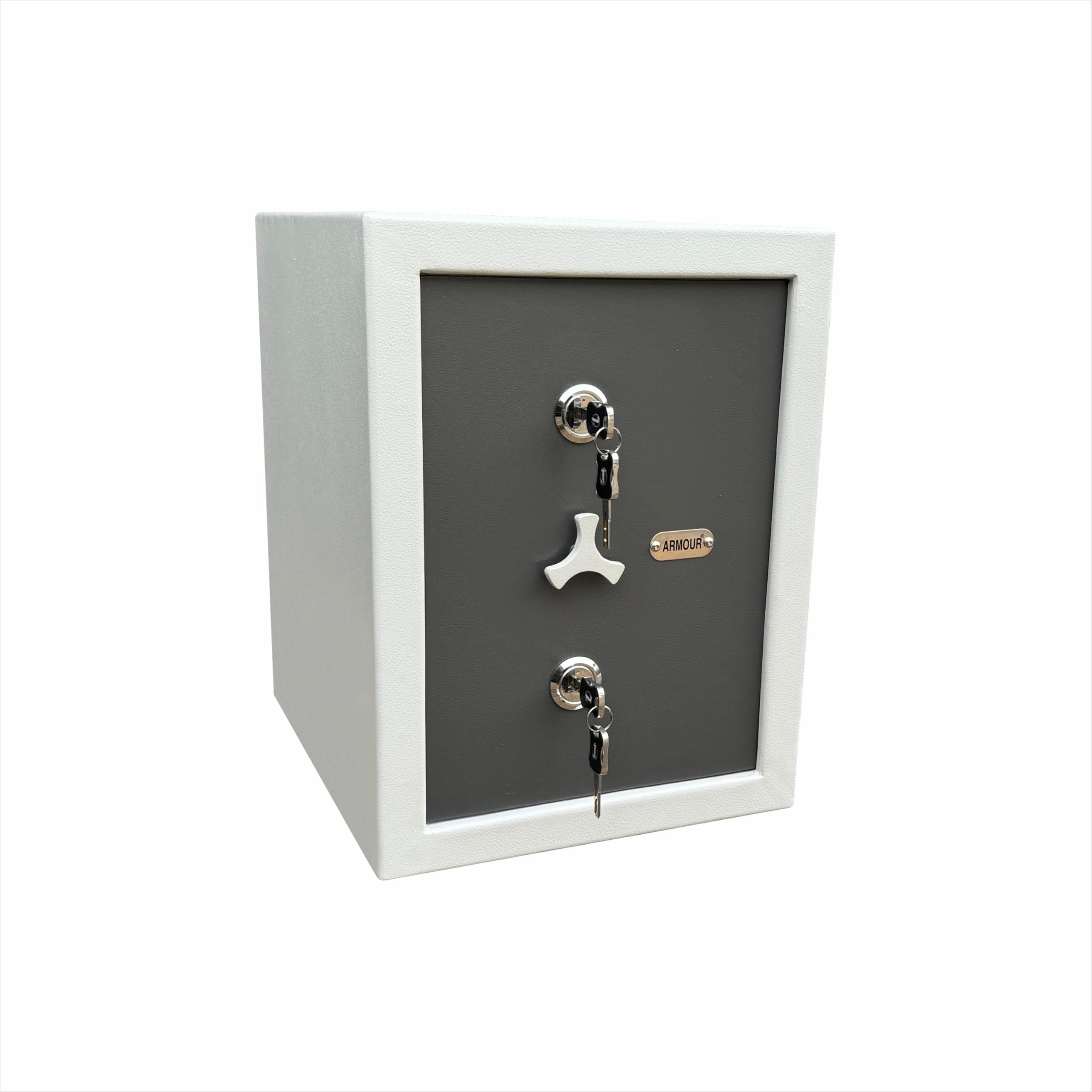 ARMOUR (89 Litre) Mechancal Safe Locker, With 2 Key Locking System & 3 Live Door Bolt - Manual Key Lock Box -Mild Steel Security Solution For Home Office Shop Money Cash Jewelery- 16 x 19 x 21 IN, 89L (B01555HIJ0) Amazon Price History, Amazon Price Tracker