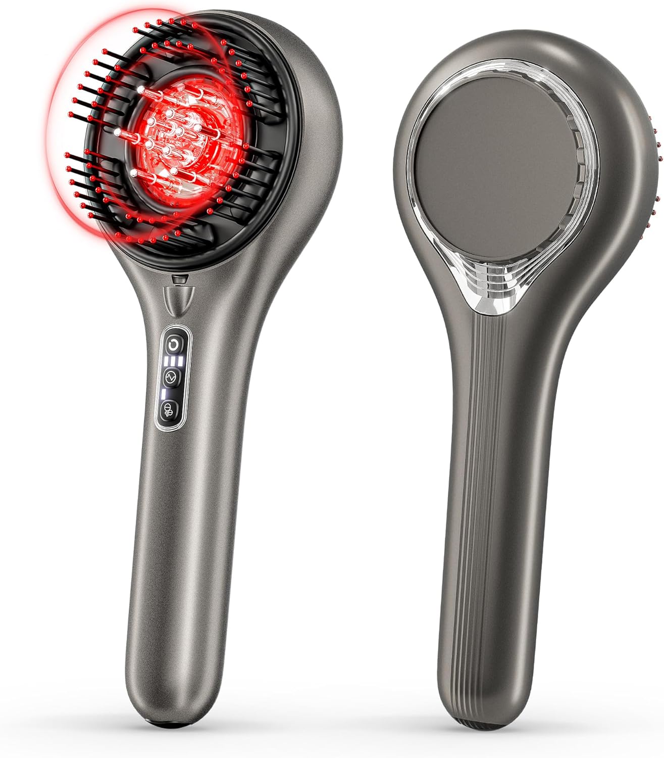5-in-1 Scalp Massager Hair Brush, Oil Applicator，Electric Hair Brushes for Hair Growth, Hair Oil Dispenser, Scalp Massager, IPX7 Waterproof, Portable for Men & Women Home & Travel