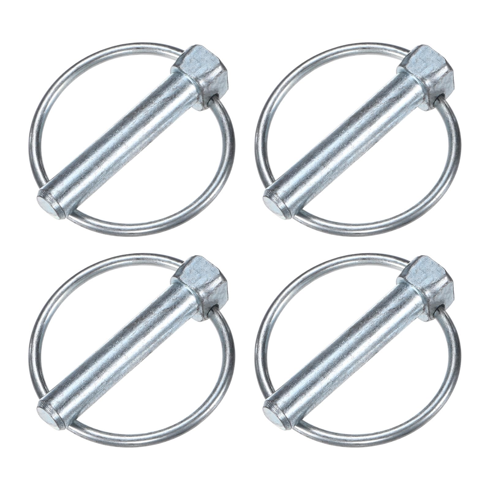 M METERXITY 4-Pack 25/64" Linch Pin with Ring