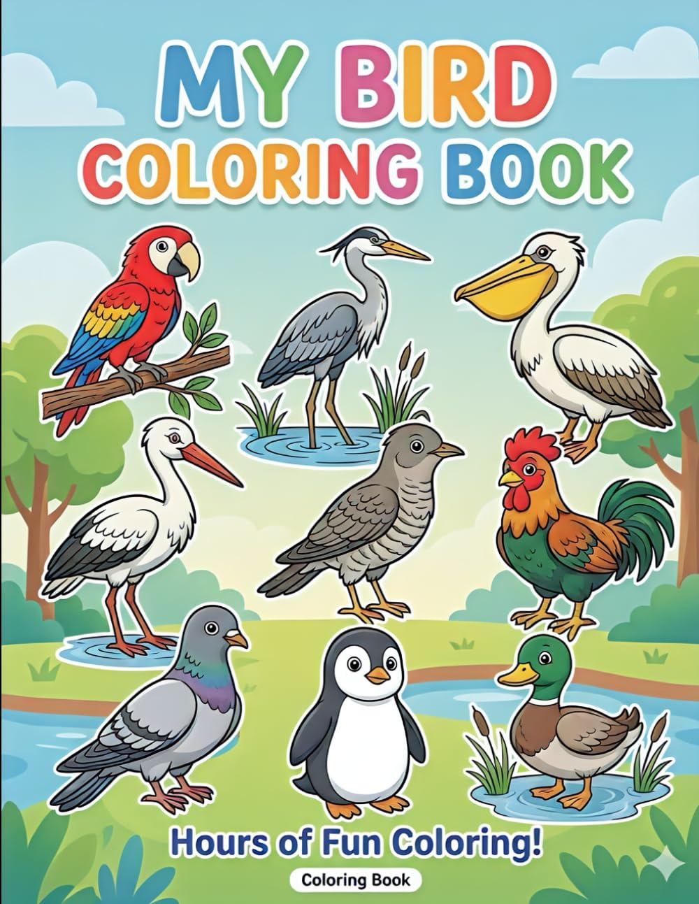 MY BIRD COLORING BOOK
