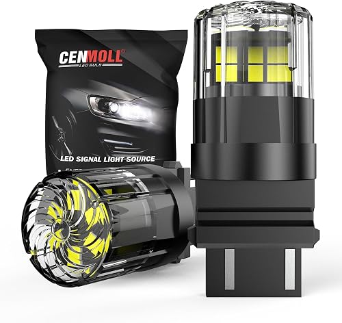 Bombilla LED T25 3157 blanca, 3200 LM superbrillante 12…
