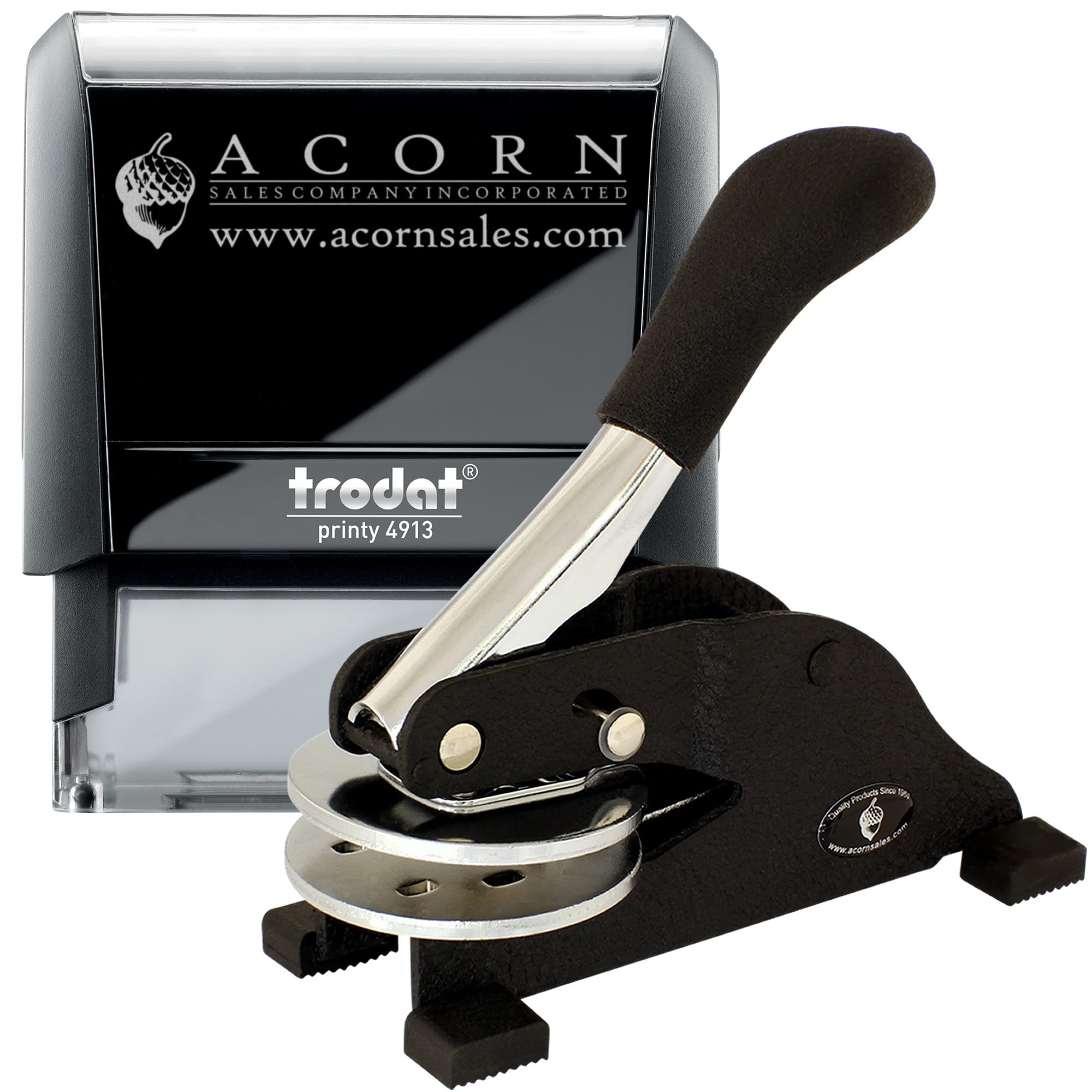 South Carolina Notary Public Kit: Seal Embosser and Rectangular Self-Inking Stamp Bundle, 1-5/8 - Essential Tools for SC Notaries, Complete Set