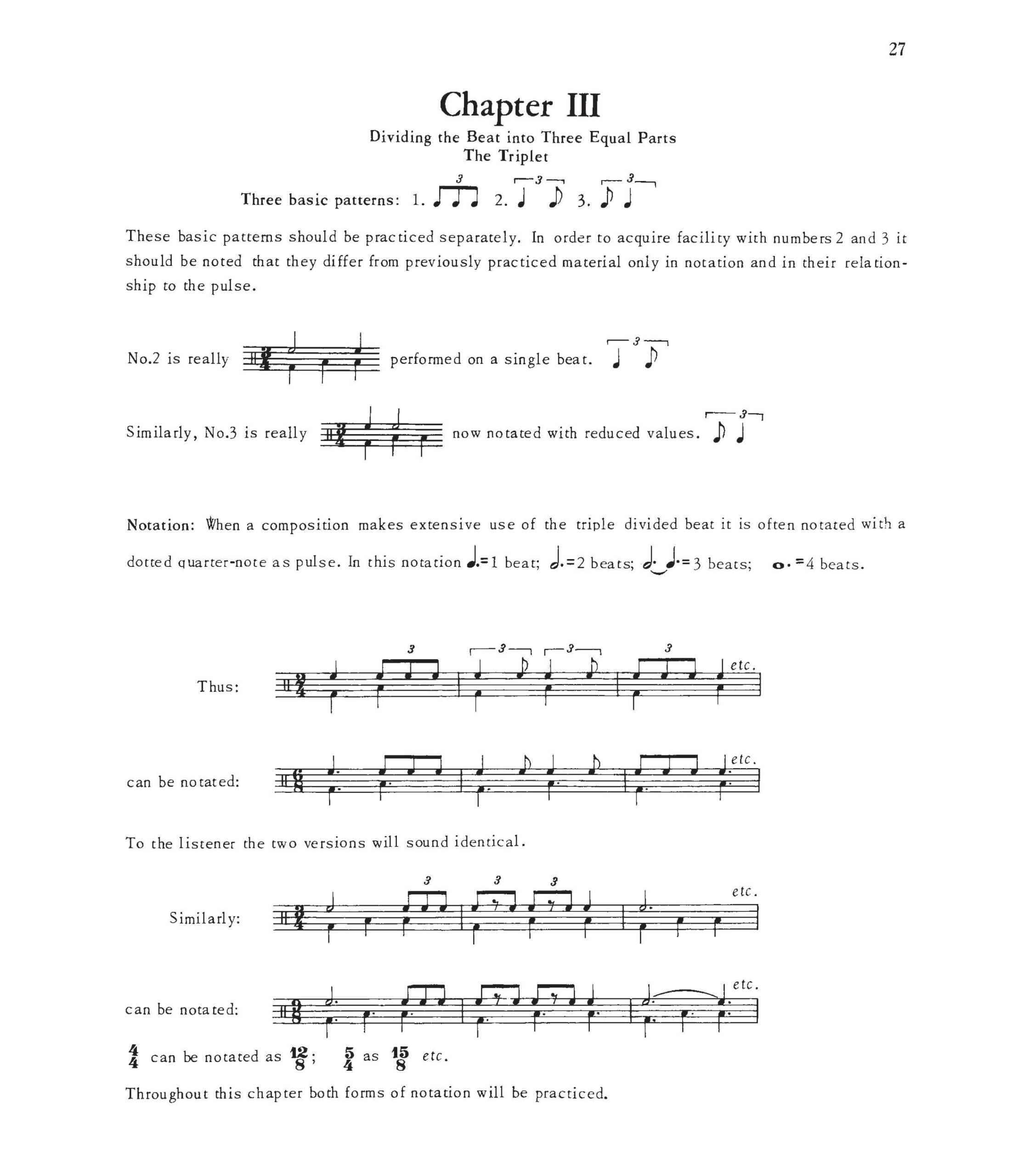 Rhythmic training by robert starer