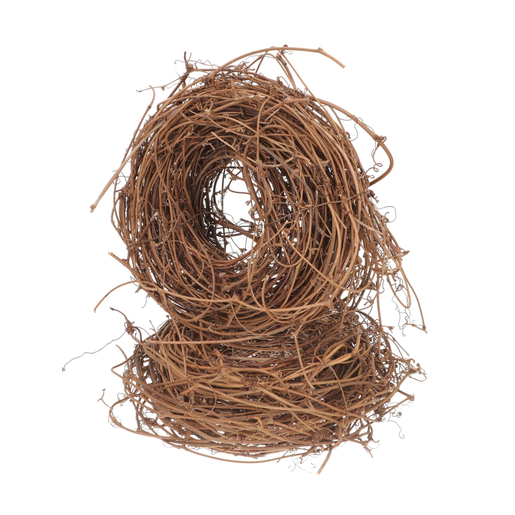 PRETYZOOM Weidenkranz Rohling 6 Rollen Rattankreis Selber Machen DIY-Rebe Weihnachtsdekoration Stroh Kranz Natürlicher Tür Japanisches Halloween- Weihnachtskränze Aus Rattan Rattan-