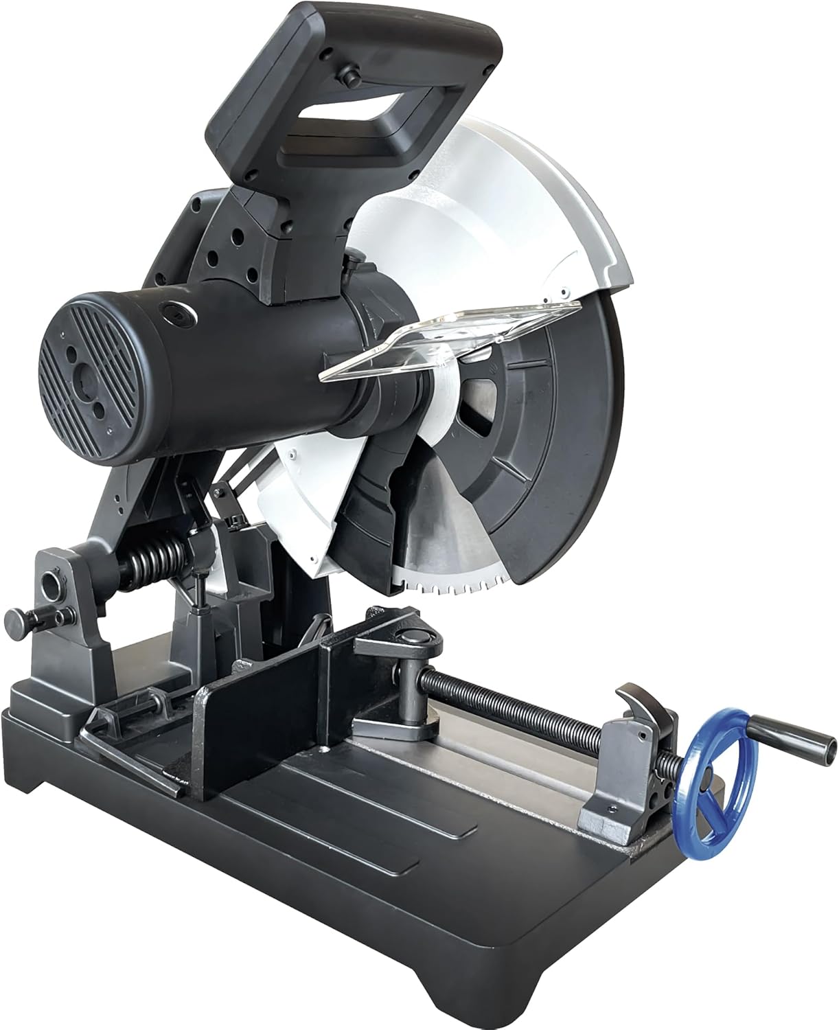 KAKA INDUSTRIAL Metal Chop Saw 14-Inch, 15-Amp Motor, Cuts Steel, Rebar, Iron, Aluminum, 0-45° Adjustable Angle CHS-355