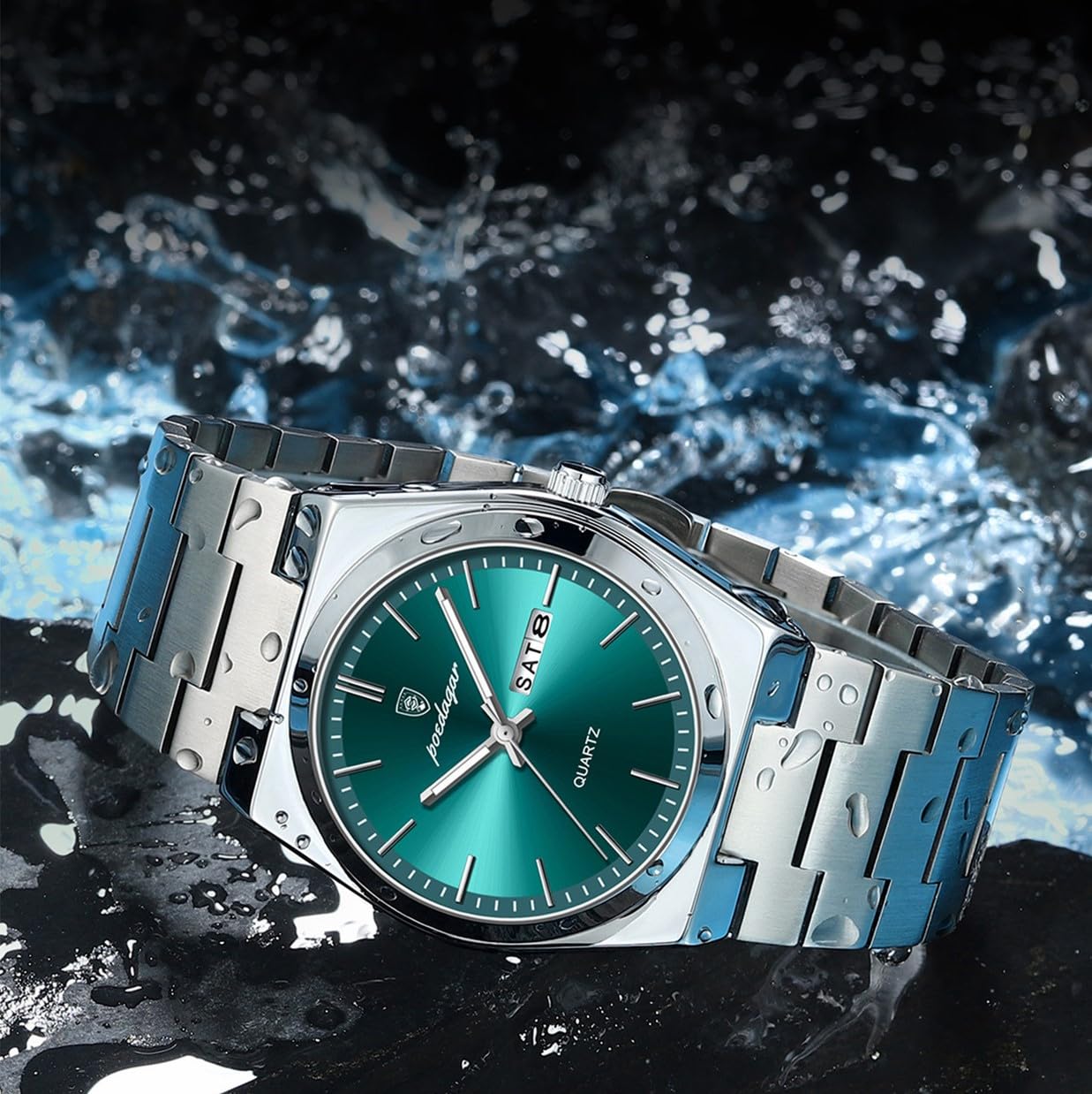 Relógio masculino original relógio de quartzo impermeável de aço inoxidável relógio mão luminoso moda casual calendário (POEDAGAR-618) em promoção! Veja a oferta e mais achadinhos de Relógios de pulso 5 Hoje é o melhor dia para comprar Relógio masculino original relógio de quartzo impermeável de aço inoxidável relógio mão luminoso moda casual calendário (POEDAGAR-618) com aquele preço maroto! Promoção! Aproveite a oferta! 5