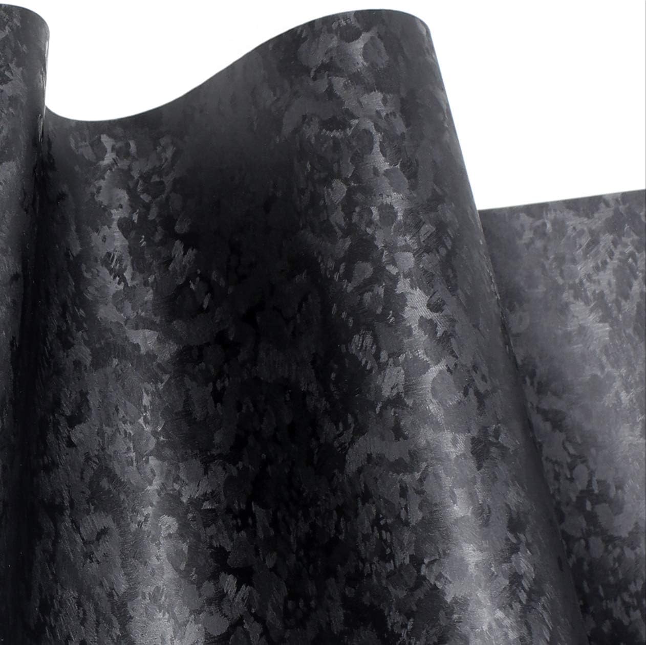 VViViD® Black Forged Carbon Fiber Vinyl Wrap Roll with Air Release Technology (1.49 Foot by 5 Foot)