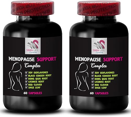 Miniatura 6 de Suplementos de menopausia para mujeres alivio de la menopausia para sofocos, complejo de apoyo de la menopausia, fruta de castaño, sudores