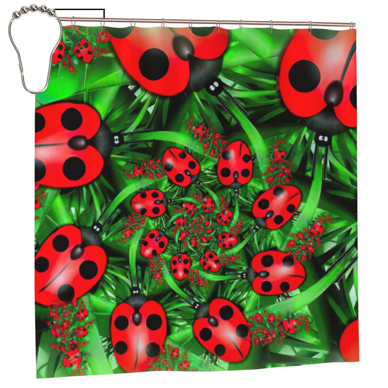 Rideau de douche anti rouille en polyester 183x183 cm pour éviter les flaques