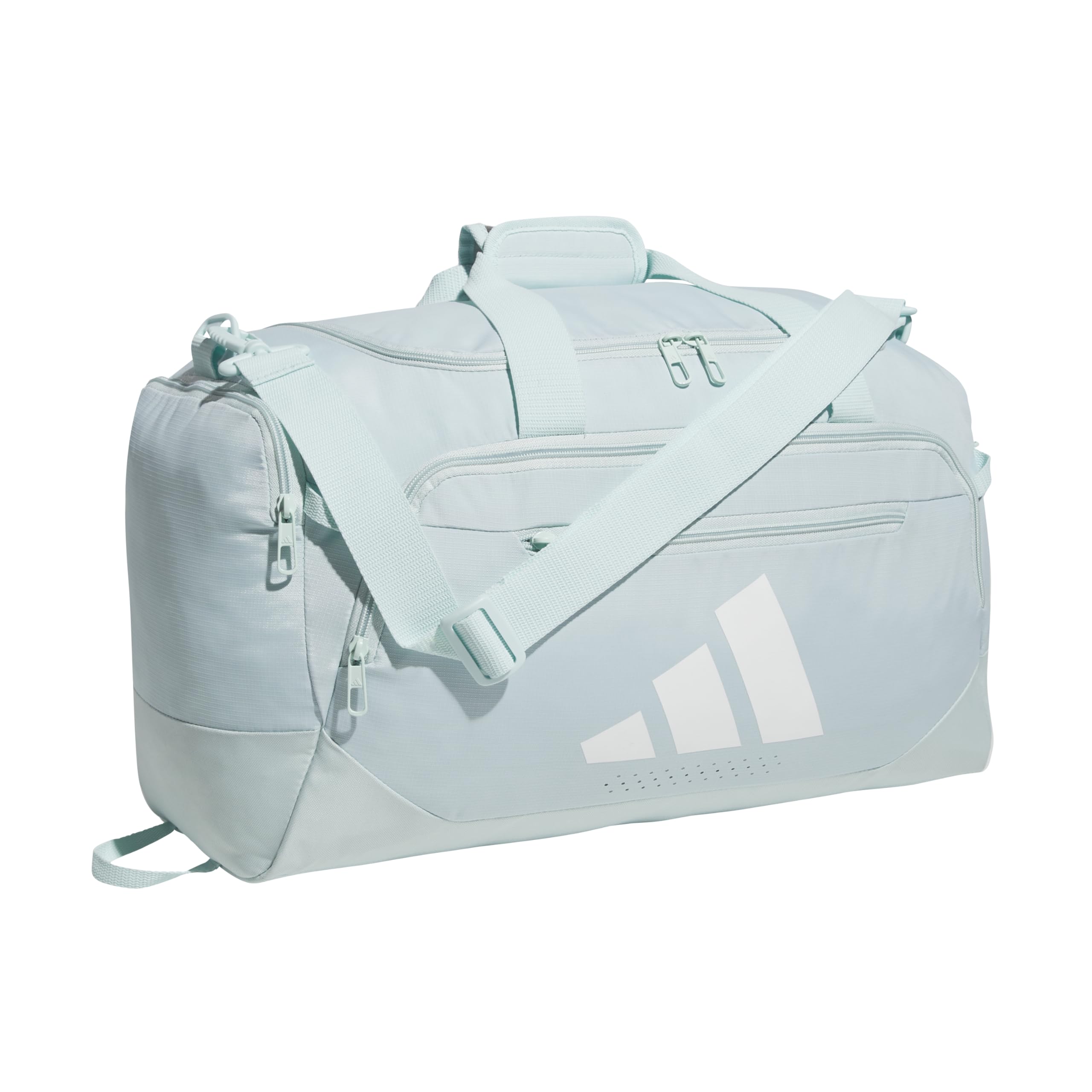 adidas Defender Duffel Bag, Halo Mint Green/White, OSFA