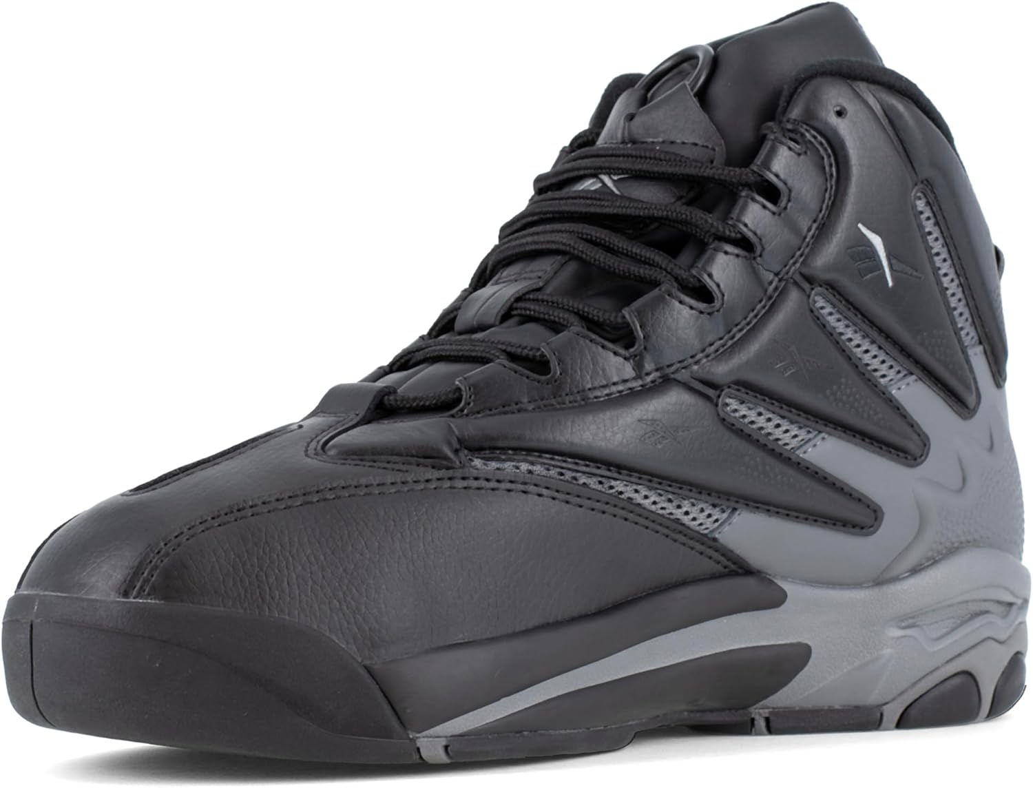 Reebok Work Men's The Blast Work Black and Dark Gray Composite Toe Boots image 5 of 6 B0CQGHZFNF