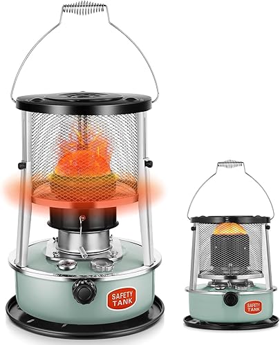 Calentador de queroseno, calentadores de queroseno para uso en interiores, calentador portátil para campamento, estufa de queroseno, calentadores no
