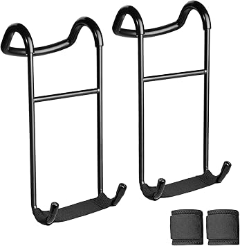 Heavy Duty Dumbbell Spotter Hooks, 250lb Capacity Hooks, Pack of 2