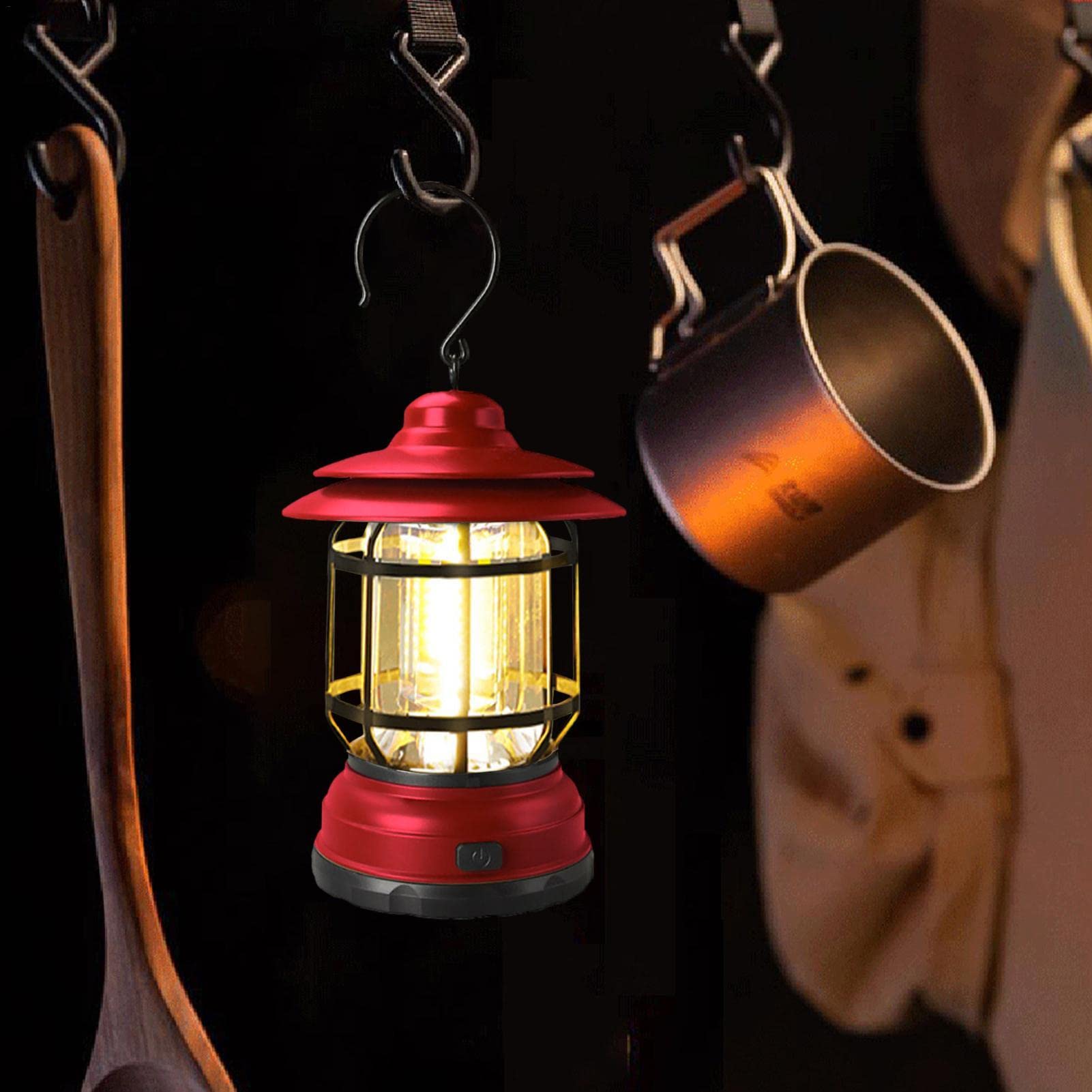 Lanterna LED Da Campeggio Richiudibile - Luce Portatile Per Tenda, Giardino, Emergenza
