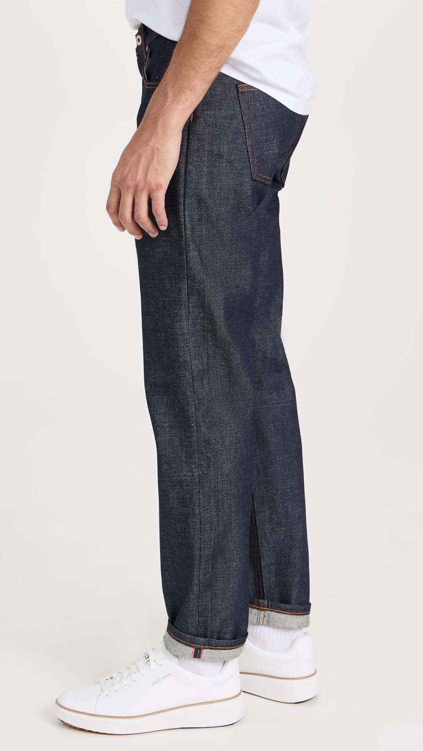 Naked & Famous Denim Mens Easy Guy - Dirty Fade Selvedge - Image 4