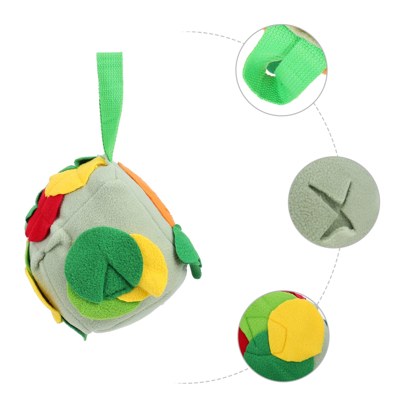 BESPORTBLE 2stücke Hundeschnüffelball Mit Futterspender Interaktives Kauspielzeug Für Hunde Fördert Nasenarbeit Und Langsames Fressen Vielseitig Einsetzbar Als Spielzeug Und Dekoration