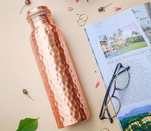 Miniatura 3 de 99,76%  100% puro vesla botella de agua de cobre para beber, Botella de cobre, Regalos de cobre para él, Botellas de agua de cobre, Tazas de cobre