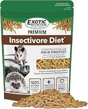 Premium Insectivore Diet (2.5 lb.) - Healthy Nutritious Chicken Based High Protein Pellet Diet - for Sugar Gliders, Hedgehogs, Opossums, Skunks & Other Insectivores