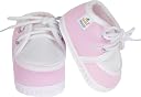 Neska Moda 6 To 12 Months Baby Boys & Baby Girls Cute Soft Cotton Pre-Walker Lace Booties (Pink)-BT9 gallery image