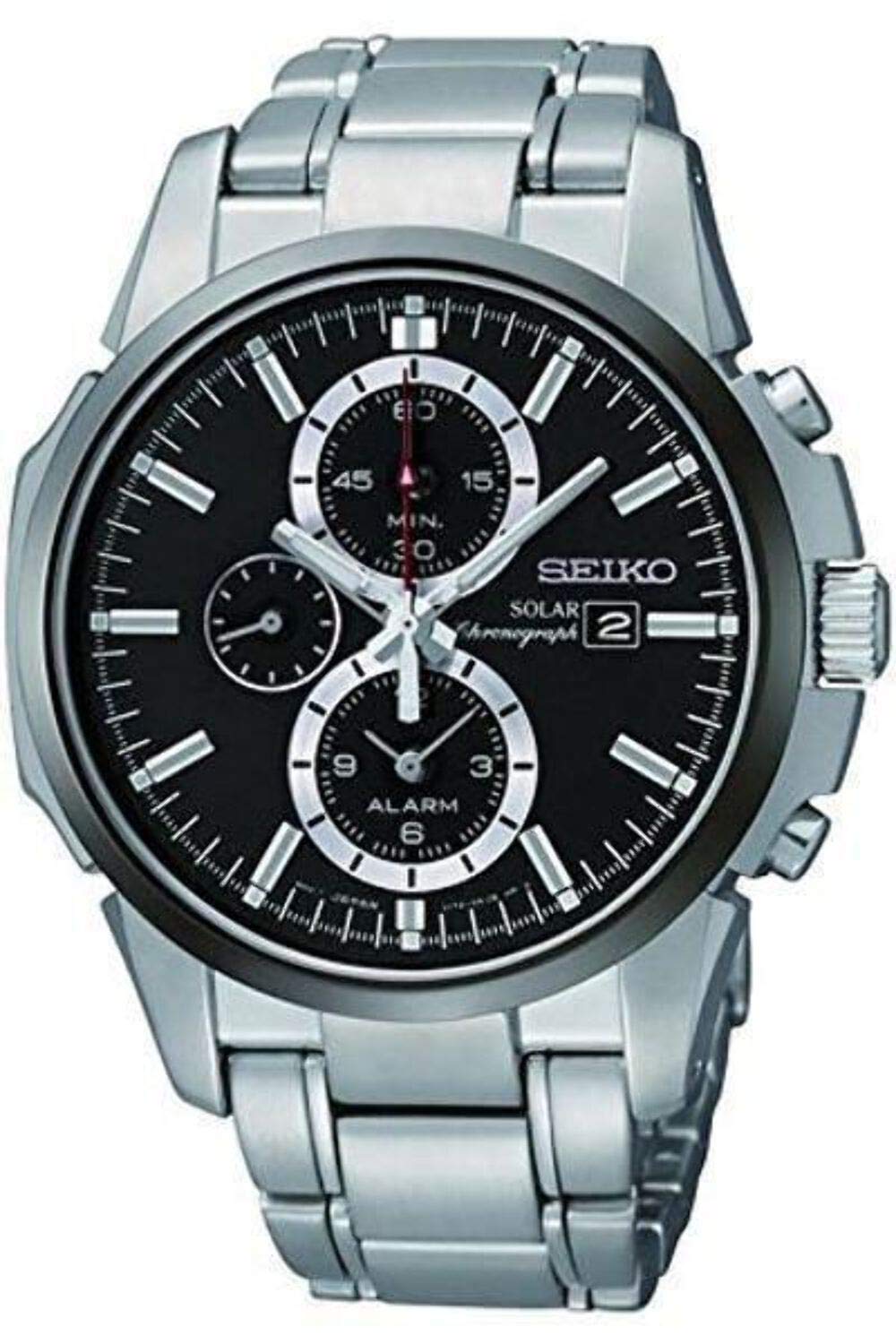 ★動作品 SEIKO SSC717P1 ソーラー メンズ腕時計 時計 逆輸入品 SEIKO セイコー 腕時計 ソーラー SOLAR クロノグラフ 100M防水