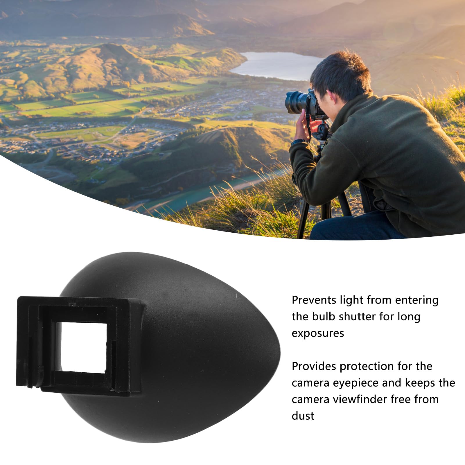 18MM Replacement Camera Eyecups, Camera Viewfinder Eyeshade for 600D 350D 300D 450D 400D 500D 550D 1000D 1100D Lightproof Comfort Camera Viewfinder Eyecup