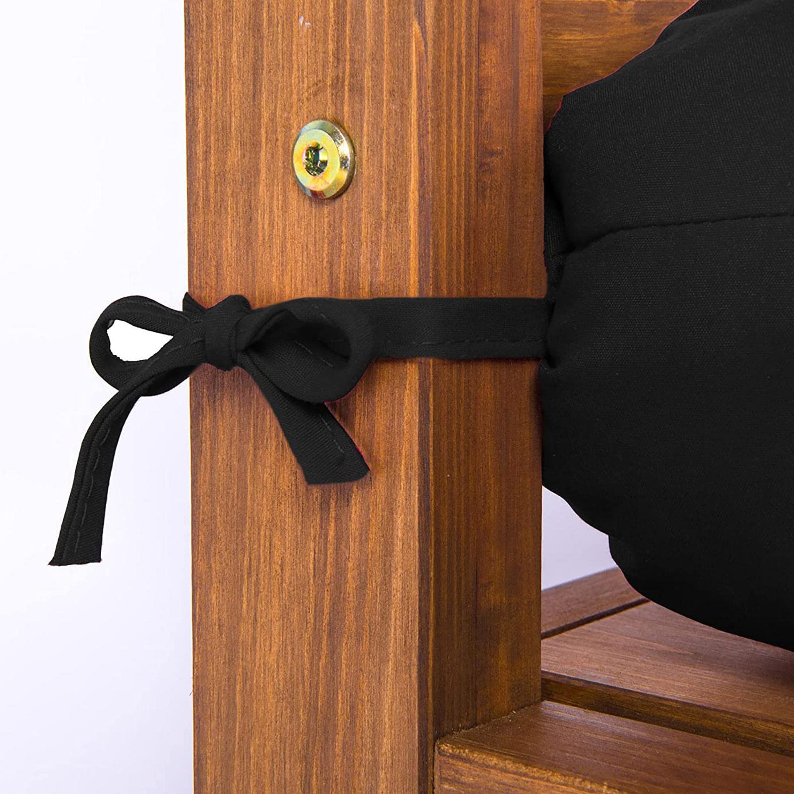 Cuscino per dondolo da esterno a 3 posti, con lacci, resistente alle intemperie e confortevole, ideale per panca da giardino, casa e ufficio