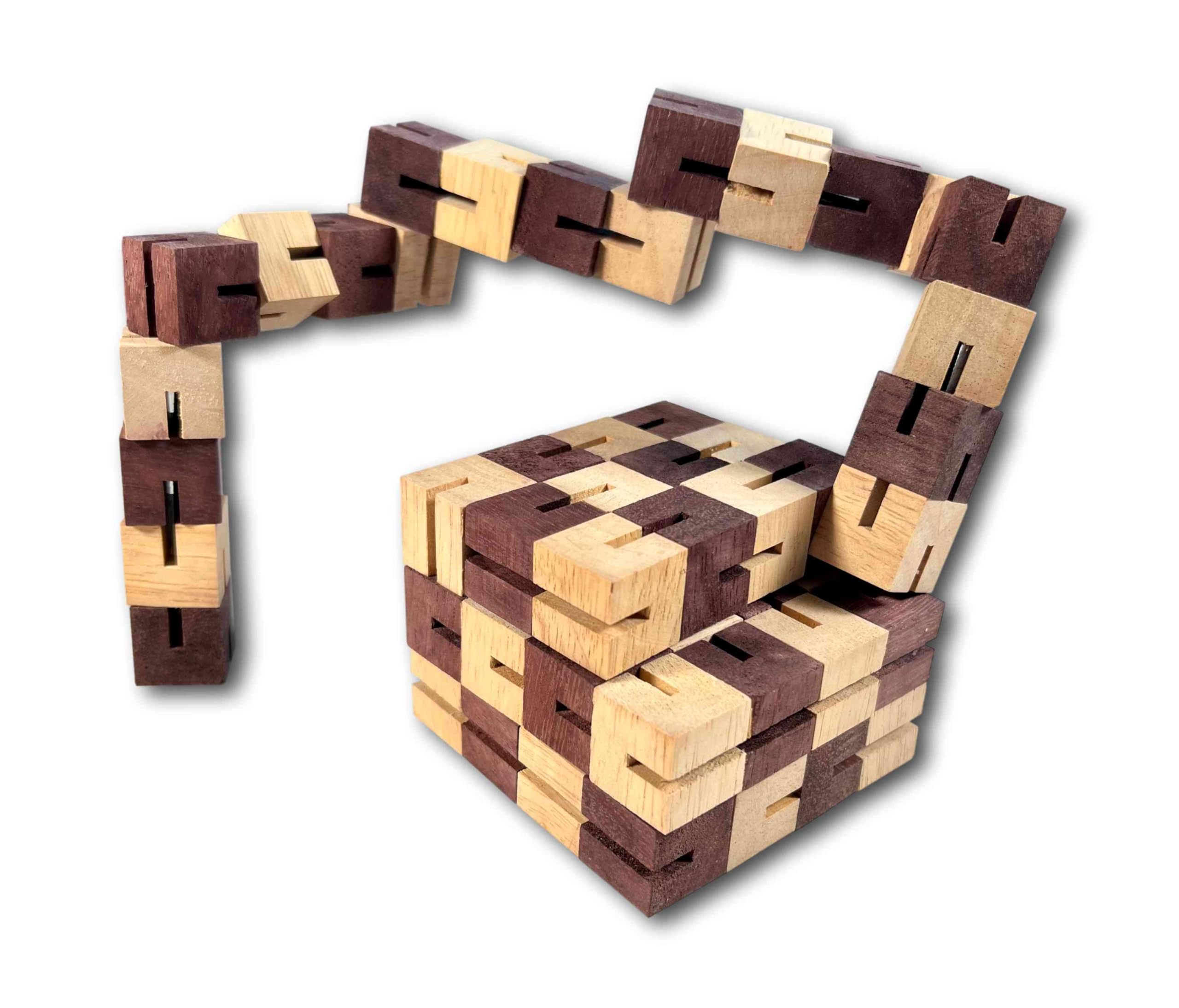 Amazon.com: Shapeshifter 64 Wood Puzzle and Brain Teaser : Toys