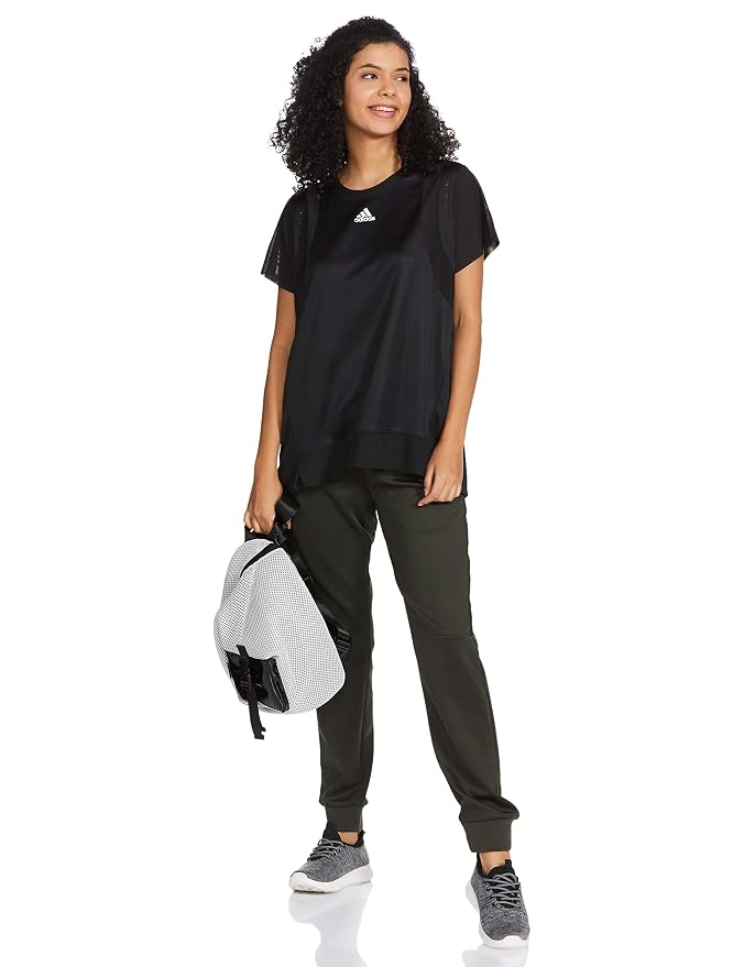 Buy Adidas Women's Regular T-Shirt (GL6926-XS_Black Extra Small) at  Amazon.in