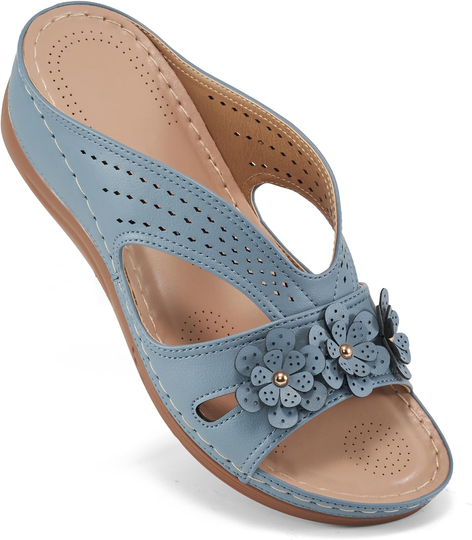 comfortable slip on sandals