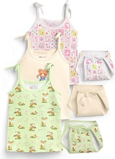 HELLCAT 100% Cotton Strap Open Jhabla T Shirt and Nappy Matching Co-ords Set for Babies - Pack of 3 | Jabla and Langot Set... Price In India