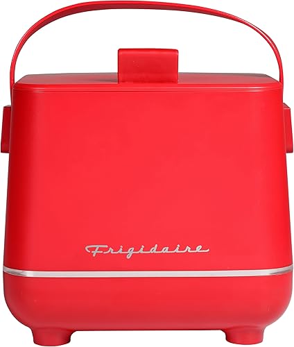 Frigidaire EFMIS308 Apertura superior 6 latas4L Refrigerador aislado de bebidas o refrigerador hasta 8 horas, con salida de pared y coche (rojo)